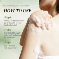 SULEEFRE Gel Douche au Parfum Oolong Pêche à la Niacinamide et aux Pépins de Raisin 0il Doux Nettoyage en Profondeur et Hydratation pour le Bain du Corps