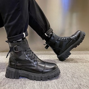 Botas de Trabajo con Cordones para Hombre, Color Negro, Tallas 39-44, Ligeras, Antideslizantes, para Verano, para Mujer - Product Image 1