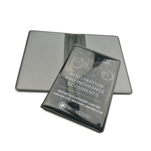 ที่ใส่เอกสารในรถยนต์ที่ใส่เอกสารพลาสติกเนื้อนิ่มกันน้ำได้ตามต้องการโฟลเดอร์เอกสารประกันและลงทะเบียนมอเตอร์ - Product Image 1