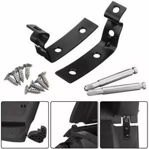 Audi A4 S4 RS4 B6 B7 8E Hinge <b>Brackets</b> Kit <b>Black</b> Iron Car Modification Parts for Retrofit Upgrade - Product Image 3