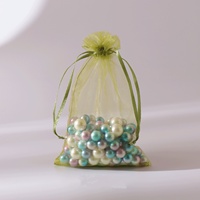 Sacchetti Trasparenti Quadrati in Organza con Coulisse e Mini Sacchetti Regalo per Caramelle con Logo Personalizzato e Supporto per Colori Personalizzati, Ideali per Confezioni di Gioielli