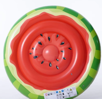 Bouée gonflable en forme de pastèque, lit flottant en PVC pour piscine, plage et fêtes aquatiques estivales