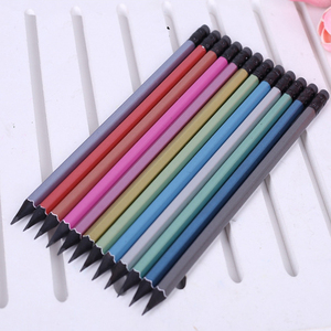 Ensemble de crayons noirs en bois métallisés 12 couleurs crayon de couleur standard pour l'école - Product Image 6