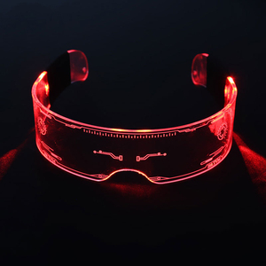 Lunettes LED acryliques éblouissantes, très tendance, au design technologique, indispensables pour les anniversaires, les soirées dansantes, les bars et les fêtes - Product Image 4