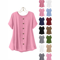 T-shirt OEM à manches courtes pour femme 2026 – Hauts confortables pour l'été – Vêtements décontractés et tendance pour femme