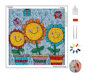 Custom Picture Sunflower 5d Diy Kit Full Drill Diamond Mosaic Painting