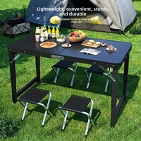 Klappbarer Moderner Tragbarer Aluminium-Legierungstisch für Outdoor-Stände und Nachtmärkte Multifunktionaler Ess- und Lerntisch Kleiner Tisch