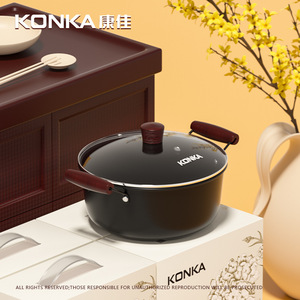Konka Soup <b>Pot</b> 5L And Above <b>Large</b> Capacity With Lid For Stewing And Cooking - Product Image 3