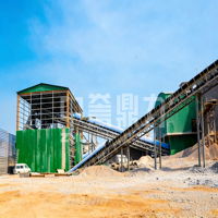 Ligne de concassage d'agrégats à haute efficacité 2000 TPH Concasseur à marteaux Capacité quotidienne 30000 tonnes Usine de traitement de pierre à haut rendement