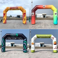 Arche gonflable publicitaire extérieure étanche pour événements et fêtes, idéale comme arche d'entrée ou de départ/arrivée de course
