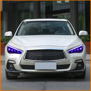 Luz Delantera para Automóvil Infiniti Q50 Q50L Q50S 2015-2019, Conjunto de Faros LED, Diseño de 4 Lentes <span class=keywords><strong>Bifocales</strong></span> de Cristal, Lámpara Frontal - Product Image 4