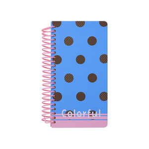 Cuaderno Espiral Multicolor Pastel y Retro con Puntos para Estudiantes y Notas Diarias - Product Image 4