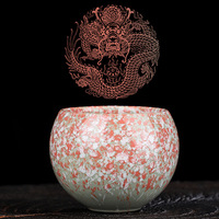 Chine Ensemble de vaisselle en porcelaine changé au four classique de style oeuf capacité de 200ml tasse à thé et tasse à café en céramique Kung Fu