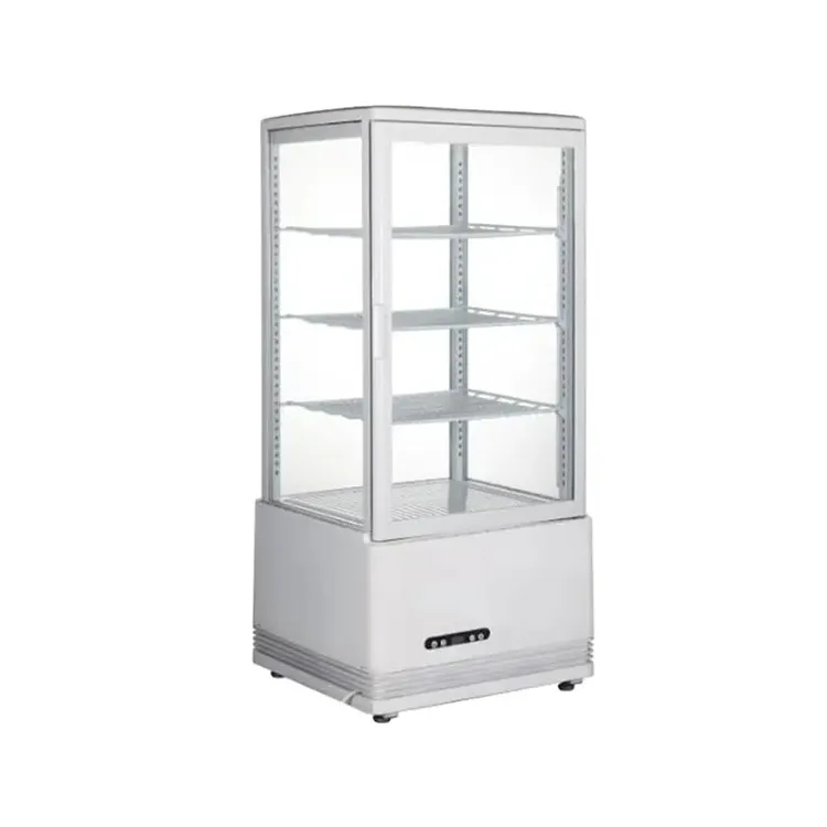 Aufrechter Kühlschrank mit Glastür kommerzieller display offener Kühlschrank für Gemüse und Obst