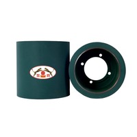 Rouleaux en caoutchouc de moulin à riz 10 pouces * 10 pouces riz paddy Husker sur fer acier/aluminium tambour