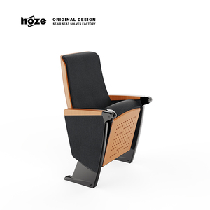 HOZE HS-1214U Moderner Klappbarer Umweltfreundlicher Auditoriumsstuhl Premium-Stoff Heimkino-Sitzmöbel Kirchen- und Konferenzsaal - Product Image 1