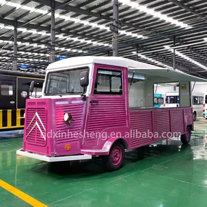 Fast Food Trailer Multifunctional Food Cart Electric Truck Mobile Food Trucks for Sale Available Customizable
