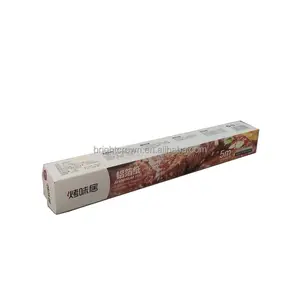 Thick 15 micron thickness aluminium food packaging kitchen roll wrapping foil