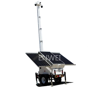 Tour de remorque CCTV aux normes américaines avec 3 panneaux solaires - Product Image 3