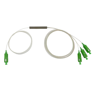FTTH <span class=keywords><strong>Mini</strong></span> 1x3 Bloque Menos PLC Divisor SC <span class=keywords><strong>APC</strong></span> 1x3 Fibra Óptica <span class=keywords><strong>Mini</strong></span> PLC Divisor Tipo de tubo de acero con conector SC <span class=keywords><strong>APC</strong></span> - Product Image 1