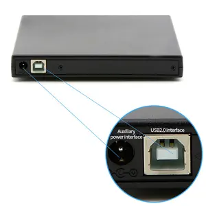 Prezzo di fabbrica unità DVD USB 2.0 Plug and Play unità ottica esterna lettore CD/DVD-ROM per il computer portatile
