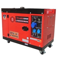 Leiser tragbarer Dieselgenerator, geräuscharmer tragbarer Generator 20 kW 50/60 Hz 1/3-phasig mit Autostart ATS 220V/110V/240V