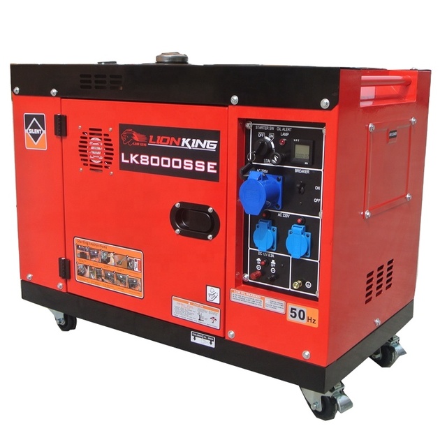 Silent Generator Portable Diesel Genset Low Noise Portable Generator 20kw 50/60Hz 1/3 Phase Auto Start ATS 220V/110V/240V