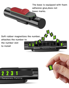 C68 2024 vendita calda protezione della Privacy notte luminoso numero di telefono cellulare targa temporanea - Product Image 5