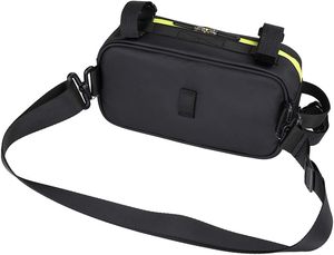 Bolsa multifuncional para manillar de bicicleta, gran capacidad, con diseño de correas para los hombros, bolsa duradera para manillar de ciclismo - Product Image 2