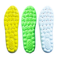 Semelles intérieures de chaussures confortables en PU 4D, absorption des chocs douce, logo personnalisé, insert de remplacement pour baskets et chaussures de course