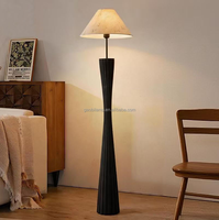 Lampe de sol en résine LED élégante de style moderne avec base E27, design luxueux, décoration de salon, lampe d'angle
