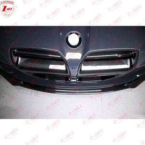 Lèvre avant en fibre de carbone de style Z-ART V pour BMW M3 <span class=keywords><strong>M4</strong></span> 2021 + becquet avant en fibre de carbone sec pour G80 G82 G83 menton avant en fibre de carbone - Product Image 6