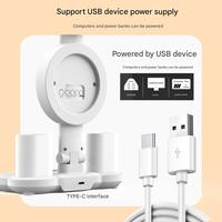 Lampe de table LED rechargeable avec écran numérique, support de téléphone, batterie 3200mAh, charge USB Type C, réglable multi-angles