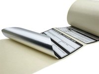 Film aluminisé PET argent mat pour papier autocollant adhésif pneu étiquette de pneu usine de Chine