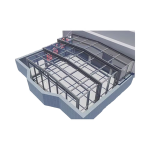 Véranda murale rétractable 4 saisons en aluminium et verre pour villas et hôtels avec toit en verre trempé - Product Image 2