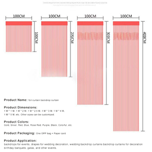 Cortina de Lentejuelas Metalizadas 1m*2m, Serpentinas Rojas, Blancas y Verdes para Decoración de Fiestas de Navidad, Cumpleaños, Baby Shower - Product Image 6
