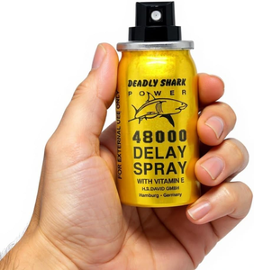 <span class=keywords><strong>Spray</strong></span> <span class=keywords><strong>Retardant</strong></span> 'Deadly Shark' en Gros avec une Puissance de 25000-48000 et un Design Facile à Utiliser pour les Soins Personnels Masculins - Product Image 1