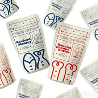 Pochette personnalisée imprimée GRS pour aliments pour chiens, thermoscellable, à fond carré