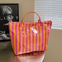 Sac fourre-tout en PVC rayé avec logo personnalisé, imperméable, grande capacité, sac à main pour femmes, plage, piscine, voyage, shopping, quotidien, extérieur