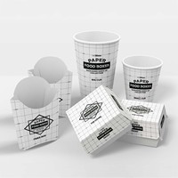 Vente en gros de fast-food boîte à pignon en carton personnalisée de haute qualité boîte à repas pour enfants boîte à cadeaux d'anniversaire avec poignée