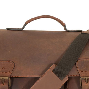 Sac pour ordinateur portable en cuir véritable à prix abordable, multifonctionnel, design tendance, pour usage extérieur, en promotion - Product Image 5