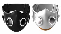 Mascarilla Facial Xupermask de Will.i.am Blanca/gris/naranja M/L Envío Rápido y Gratuito Producto Nuevo y Original con un Año de Garantía