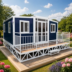 SUNRISE Maison Conteneur Pliable Extensible 2 Chambres Maison Modulaire Portable Expédition Chine 20ft 40ft Extensible - Product Image 1