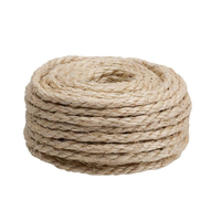 Cordon en jute tressé 100% naturel, recyclable, 1-50 mm, en sisal, pour emballage, décoration DIY, couleur personnalisée KT-09 Bangladesh