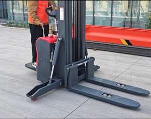 Stacker Listrik Lorong Sempit Baru Anti-Tip dengan Kaki Anti-Tip, Radius Putar Kecil, Kapasitas Muatan 2 Ton, Baterai Lithium-Ion, Efisien untuk Restoran - Product Image 5