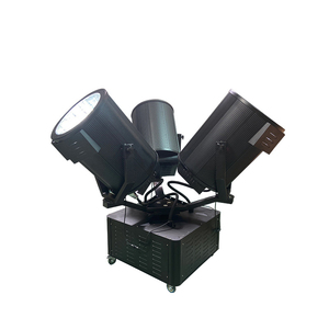 Luz de búsqueda de <span class=keywords><strong>tres</strong></span> cabezales para exteriores, proyector de iluminación de 3KW, 5KW, 7KW, cabeza móvil giratoria, buscador de <span class=keywords><strong>cielo</strong></span> de caza, rastreador de haz de luz - Product Image 4