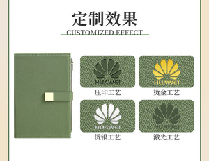 Coffret Cadeau Carnet Personnalisé avec Logo, Pochette Zippée pour Cartes, Bloc-Notes de Bureau, Pochettes, Livre, Nouveau Coffret Cadeau de Luxe pour Dirigeants - Product Image 6