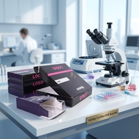 Caja de Empaque Cuadrada Moderna Personalizada para Productos de Belleza Médica, Autoarmable y Plegable, de Cartón, para Suero para el Cuidado de la Piel y Líquidos
