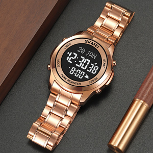 Skmei 2097 Cầu Nguyện Đồng Hồ Thép Không Gỉ Dây Đeo Thời Trang Không Thấm Nước Đồng Hồ - Product Image 4