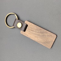Porte-clés en bois naturel personnalisé forme de maison ronde gravure sculpture ouvre-bière perles en cuir NFC charme blanc conception personnalisée